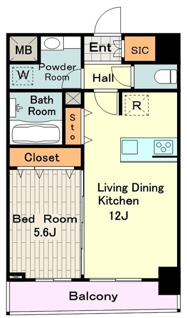 ラ・ベレッツァ フェリオの物件間取画像