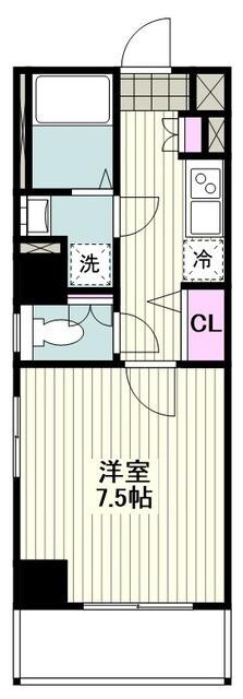 カーサ神明山田の物件間取画像