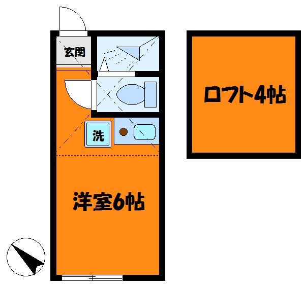 サンヴィレッジ新川崎の物件間取画像