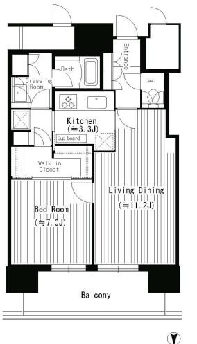 パークシティ武蔵小杉 ステーションフォレストタワーの物件間取画像