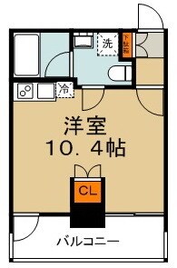 コスモリード川崎の物件間取画像