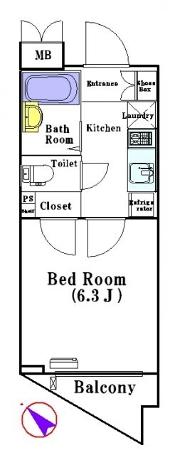 ARTESSIMOAQUALINKVISTAの物件間取画像