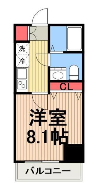 メイクスデザイン門前仲町リバープレイスの物件間取画像