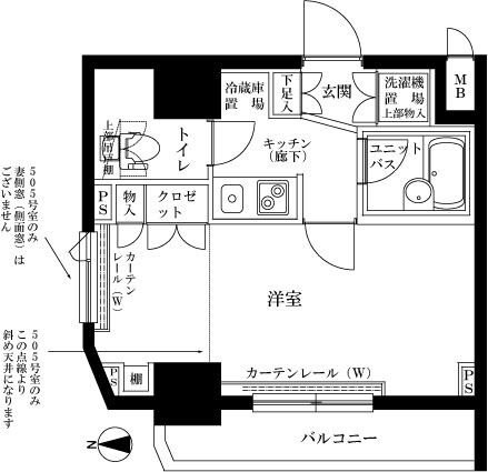 ルーブル錦糸町弐番館の物件間取画像