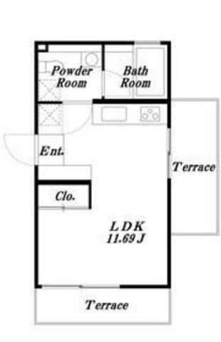 エストフルーヴの物件間取画像