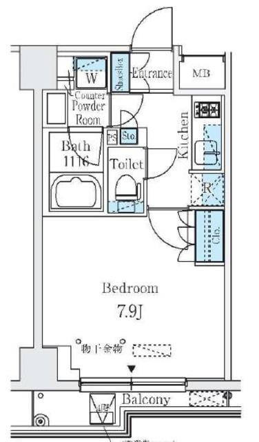 レジデンス清澄白河スクエアの物件間取画像
