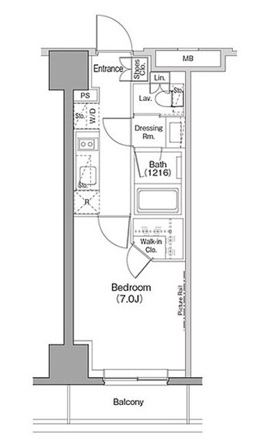 ザ・パークハビオ木場の物件間取画像