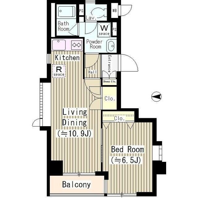 ヴェルデベントの物件間取画像