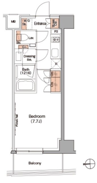 ザ・パークハビオ根岸三丁目の物件間取画像