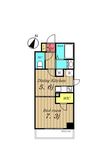 オーキッドレジデンス千代田岩本町の物件間取画像