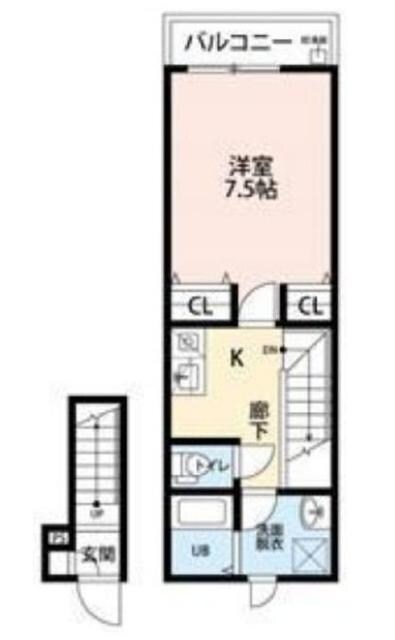 ラントヴィル船堀の物件間取画像