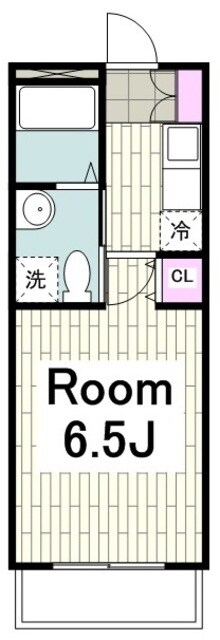 リブ白楽A棟の物件間取画像