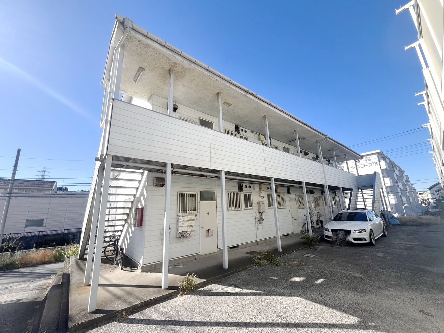 コーポラス八木下第2Bの物件外観写真