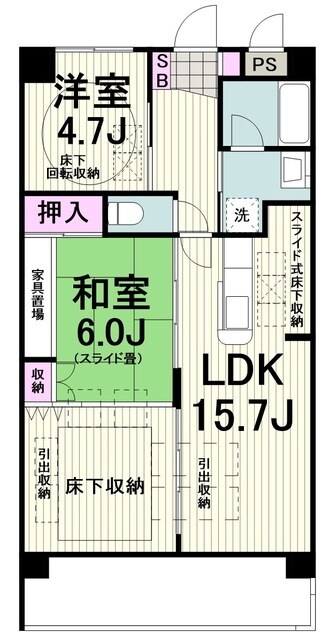 ルネス・プルミエールの物件間取画像