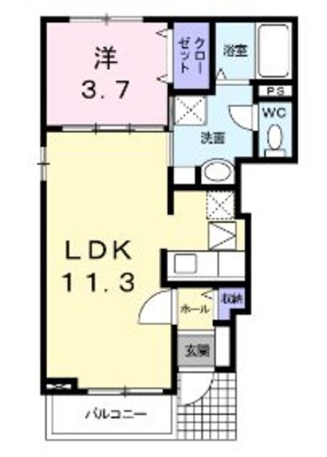 ベルコリーヌの物件間取画像