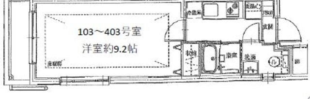 ピアコートTM武蔵関壱番館の物件間取画像