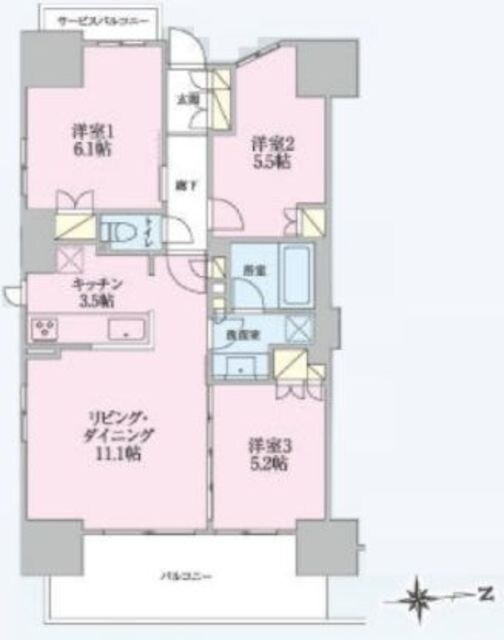 トラープランド翠命館の物件間取画像