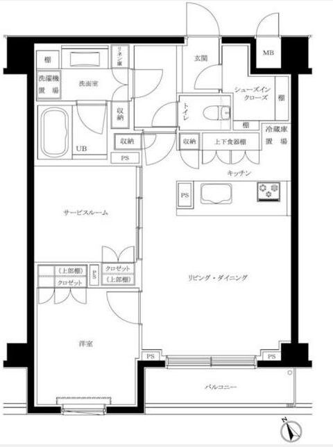 エルデンシア阿佐ヶ谷プラチナムの物件間取画像