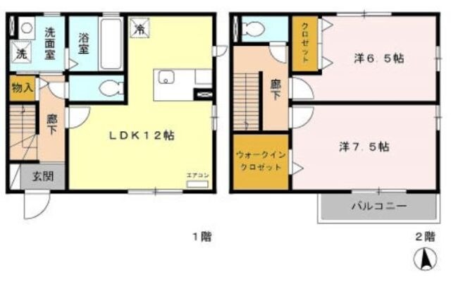 ローズコート光が丘東 3号棟の物件間取画像