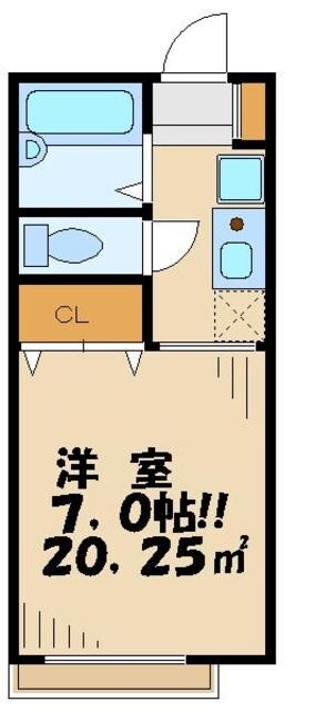 スプリングハイム浜田山の物件間取画像