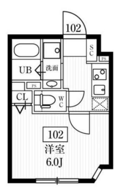 エルファーロ練馬の物件間取画像