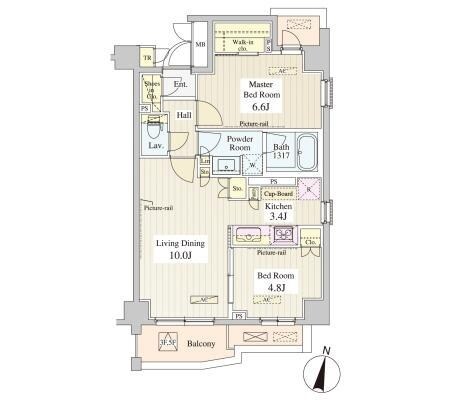 ル・シュクレ永福の物件間取画像