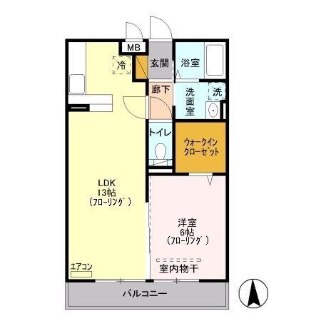 エルミタージュ・アンの物件間取画像