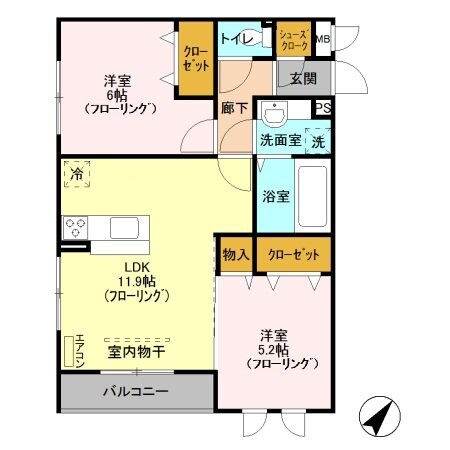 Bienestarの物件間取画像