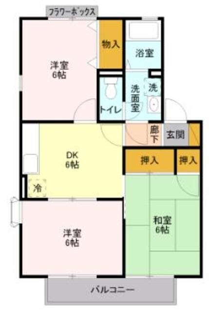 ヴァンベール東川口 Vの物件間取画像