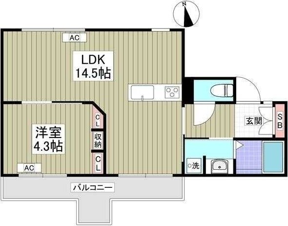 エトワール大成町の物件間取画像