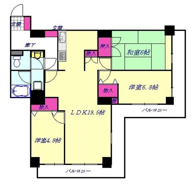 リプレ川口一番街6号棟の物件間取画像