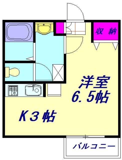 ハイム沙羅の物件間取画像