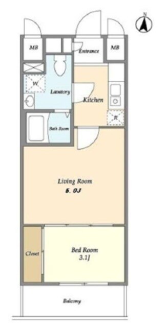 アクシーズタワー浦和岸町IIIの物件間取画像