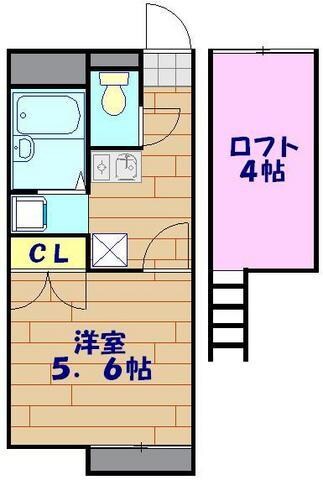 レオパレスオアシスの物件間取画像