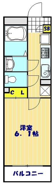 コンフォートの物件間取画像