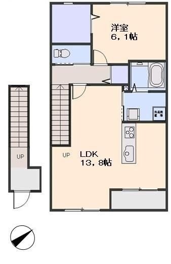 ルミエール壱番館の物件間取画像