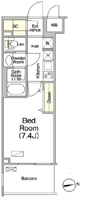 ソライエアイル草加の物件間取画像