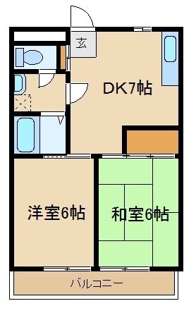 メナーフジの物件間取画像