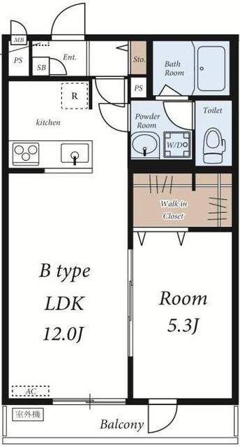 リブリ・クレラーレの物件間取画像