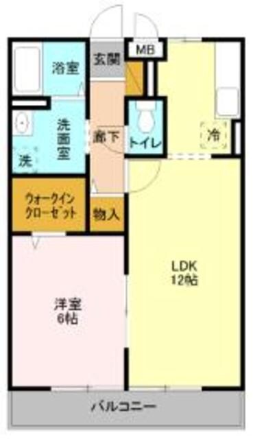 サンライズ蒲生の物件間取画像