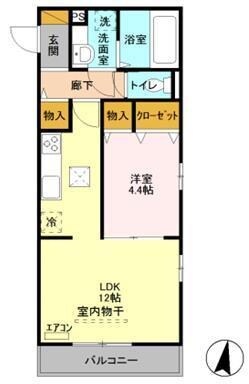 アネシスの物件間取画像