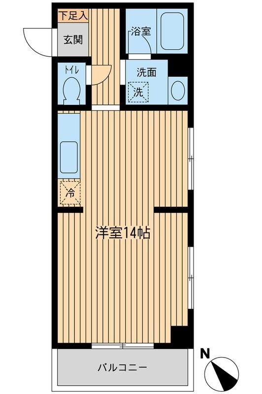 行徳倶楽部の物件間取画像