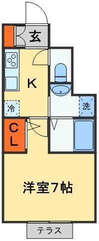 ペルル ラヴィの物件間取画像