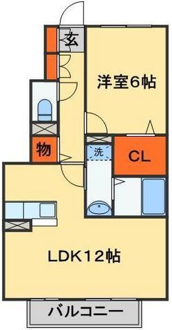 ピアファーレの物件間取画像