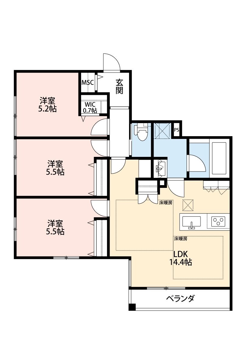 NAKASUの物件間取画像