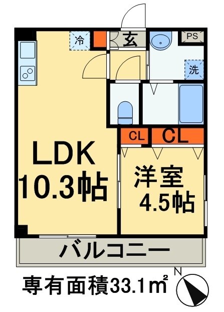金太郎ヒルズ164の物件間取画像