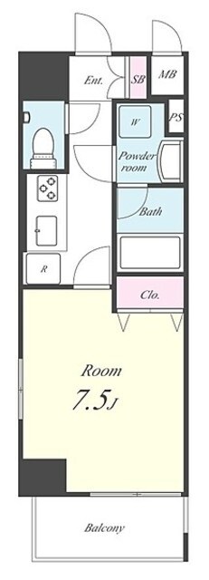 メディオリオ市川の物件間取画像