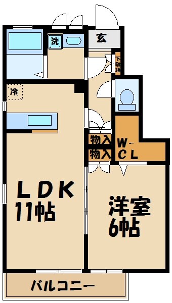 シュエットメゾンの物件間取画像
