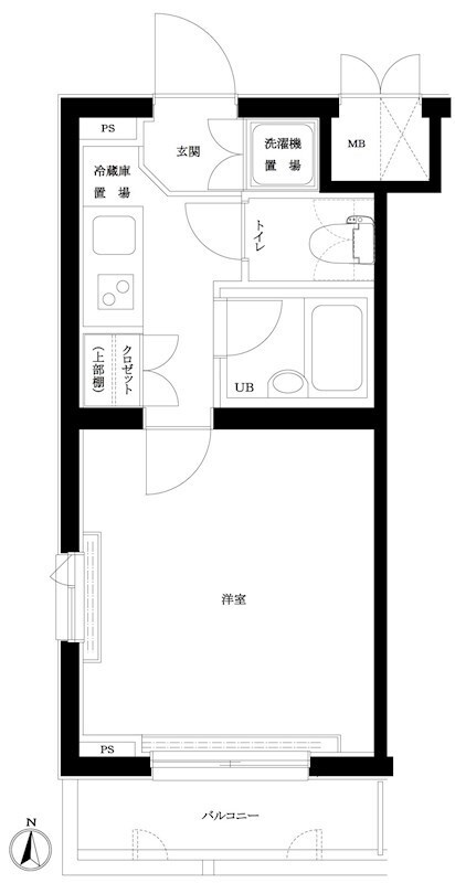 ルーブル中野富士見町弐番館の物件間取画像