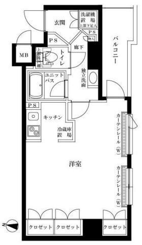 ルーブル明大前の物件間取画像